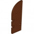 Door 1 x 4 x 11 Curved Top: {червеникаво-кафяв}