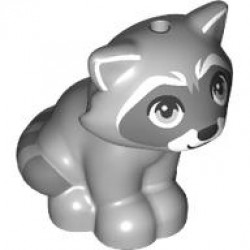 RACCOON, W/ HOLE, DIA. 1.5, NO. 4: {умерено каменно сив}
