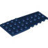 Wedge, Plate 4 x 9 with Stud Notches: {земно син}