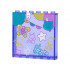 Panel 1 x 6 x 5 with Dark Turquoise, Dark Pink, Silver, and Yellow Balloons, Garland, MerCat, Catrat, Pandy Paws, Cakey, Kitty Fairy, Carlita Pattern: {прозрачно ярко синьо-виолетов}