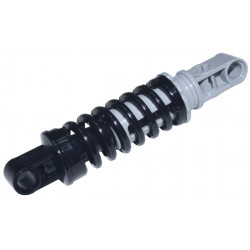Technic, Shock Absorber 9L with Black and Light Bluish Gray Ends: {черен}