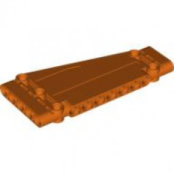 Technic, Panel Plate 5 x 11 x 1 Tapered: {червеникаво-оранжев}