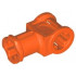 Technic, Axle Connector with Axle Hole: {червеникаво-оранжев}