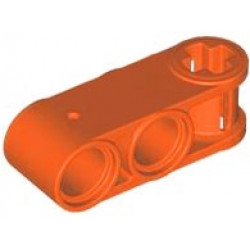 Technic, Axle and Pin Connector Perpendicular 3L with 2 Pin Holes: {червеникаво-оранжев}