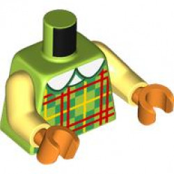 MINI UPPER PART, NO. 7033: {ярко жълто-зелен}
