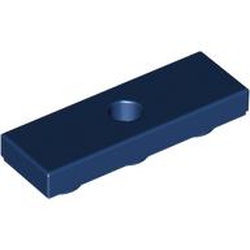 TILE 1X3, INVERTED, W/ 3.2 HOLE: {земно син}