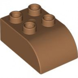 DUPLO BRICK, BOW 2X3X1: {умерен нуга}