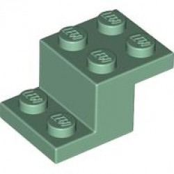 BRICK W/ PLATE 2X3X1 1/3: {пясъчно зелен}