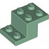 BRICK W/ PLATE 2X3X1 1/3: {пясъчно зелен}