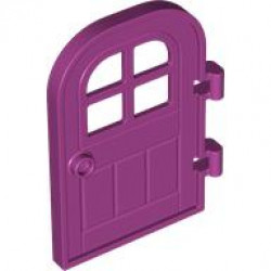 RIGHT DOOR 4X6, W/ BOW, W/ 3.2 SHAFT: {ярко червеникаво-виолетов}
