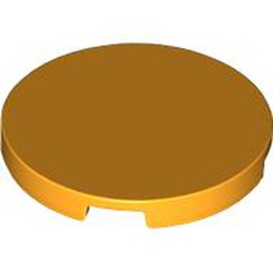 TILE 3X3, CIRCLE, NO. 1: {огнено жълто-оранжев}