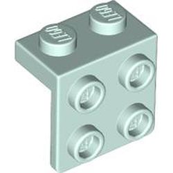 ANGLE PLATE 1X2 / 2X2: {аквамарин}