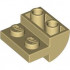 BRICK 2X2X1 INV. BOW, W/ CUT OUT: {тухлено жълт}