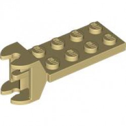 PLATE 2X4 ACROSS HINGE: {тухлено жълт}