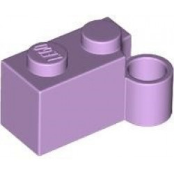 Hinge Brick 1 x 4 Swivel Base: {лавандулов}