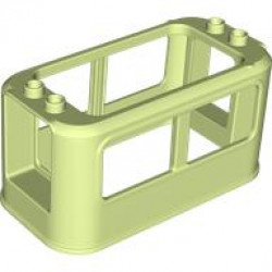 TRAIN CHASSIS 4X8X3.5, TOP, NO. 11: {пролетно жълто-зелен}