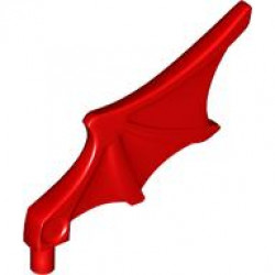 ANIMAL WING W/SHAFT 4MM: {ярко червен}
