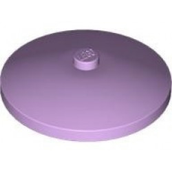 Dish 4 x 4 Inverted (Radar) with Solid Stud: {лавандулов}