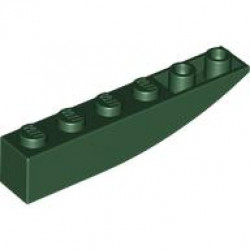 BRICK 1X6 W/BOW, REV.: {земно зелен}