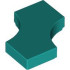 TILE 2X2, W/ CUT OUT: {ярко синьо-зелен}