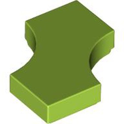 TILE 2X2, W/ CUT OUT: {ярко жълто-зелен}