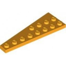 Wedge, Plate 8 x 3 Right: {огнено жълто-оранжев}