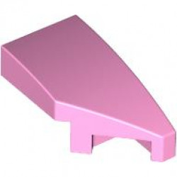 RIGHT PLATE 1X2, W/ BOW, 45 DEG. CUT: {светло пурпурен}