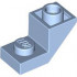 ROOF TILE 1X2, INVERTED, DEG. 45, W/ CUT: {светло кралско син}