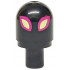 Bar with Light Cover (Bulb) / Bionicle Barraki Eye with Magenta and Yellowish Green Eyes Pattern (DoomBlob): {черен}