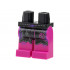 Hips and Magenta Legs with Black Loincloth, Smily Face, Dark Purple Trim Pattern: {черен}