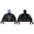 Torso Female Armor, Dark Silver Breastplate, Dark Bluish Gray Lines, Blue and Dark Blue Trim Pattern / Black Arms / Black Hands: {черен}