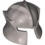DARK KNIGHT HELMET: {сребърно метален}