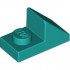ROOF TILE 1X2 45° W 1/3 PLATE: {ярко синьо-зелен}