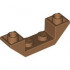 ROOF TILE 1X4, INV., DEG. 45, W/ CUTOUT: {умерен нуга}