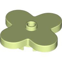 DESIGN PLATE 4X4X2/3, NO. 1: {пролетно жълто-зелен}