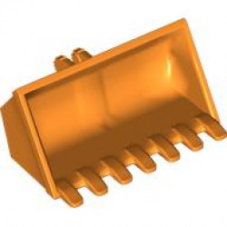 SHOVEL 4X6X2 1/3 FRIC/FORK: {ярко оранжев}