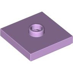PLATE 2X2 W 1 KNOB: {лавандулов}