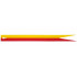 Cloth Banner Flag Pointed Ends with Red and Yellow Halves / Stripes Pattern: {мултикомбинация}