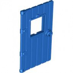 DOOR, W/ WINDOW, 1X4X6, NO. 1: {ярко син}