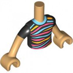 TORSO,BOY, W/ ARM, NO. 190: {умерен тан}