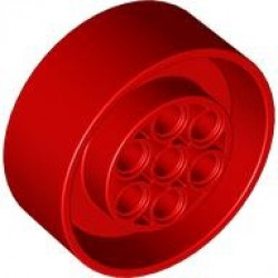 Wheel 41mm D. x 15mm Technic: {ярко червен}