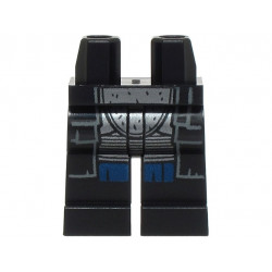 Hips and Legs with Robe Ends, Dark Silver Armor and Dark Blue Shirttails Pattern: {черен}