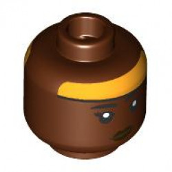MINI HEAD, NO. 4416: {червеникаво-кафяв}