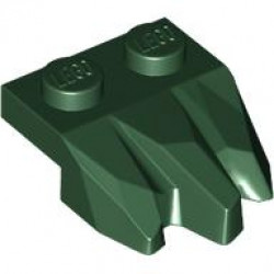 DESIGN, PLATE 2X3, ROCK, NO. 1: {земно зелен}
