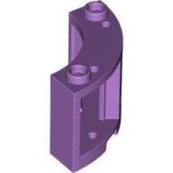 Window 3 x 3 x 2 Round Corner: {умерено лавандулов}