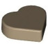 Tile, Round 1 x 1 Heart: {пясъчно жълт}