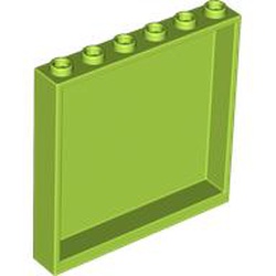 WALL ELEMENT 1x6x5, ABS: {ярко жълто-зелен}