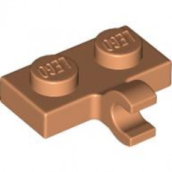 Plate, Modified 1 x 2 with Clip on Side (Horizontal Grip): {нуга}