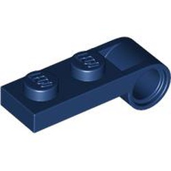 PLATE 1X2, W/ 4.85 HOLE, NO. 1: {земно син}