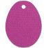 Mini Doll, Cape Cloth, Oval with Small Top Hole - Spongy Stretchable Fabric: {ярко червеникаво-виолетов}